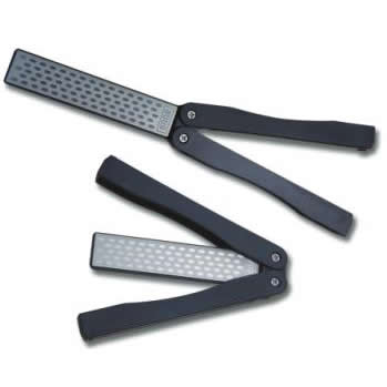 Folded diamond sharpener